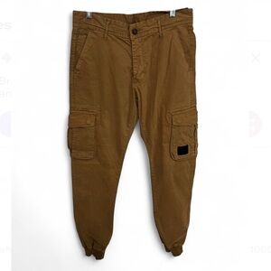 Ebossy Tan Cargo/Jogger Pants NWT